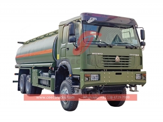 HOWO 6x6  fuel delivery tanker truck with factory direct sale