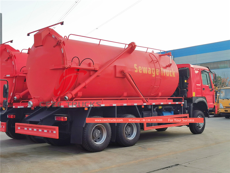 Isuzu sewer suction truck