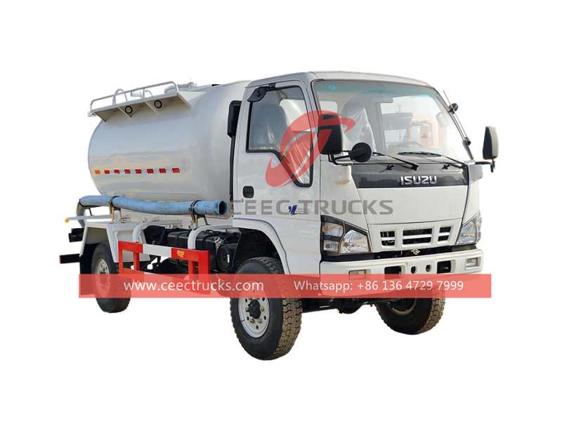 Isuzu NKR vacuum tank truck