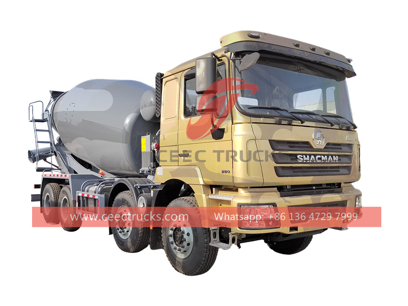 Shacman heavy duty 380HP Concrete Mixer Truck