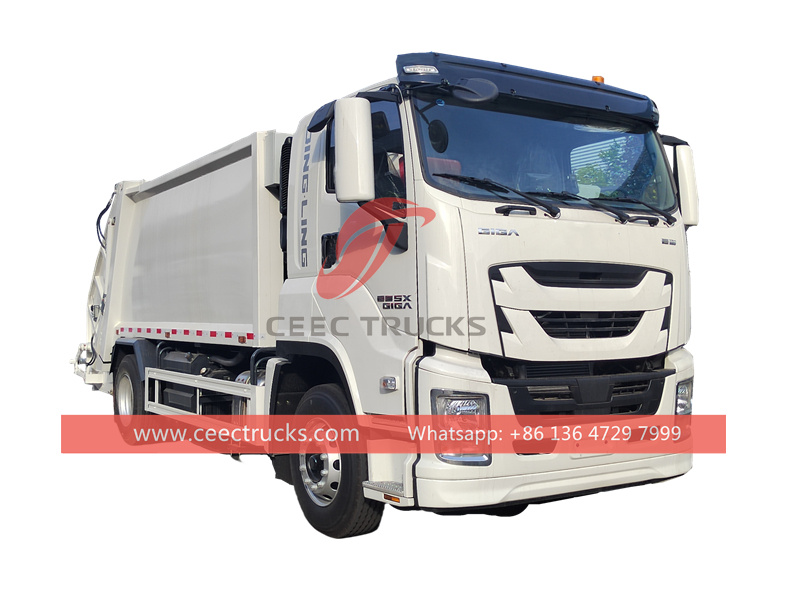 Isuzu GIGA rear loader compaction truck
