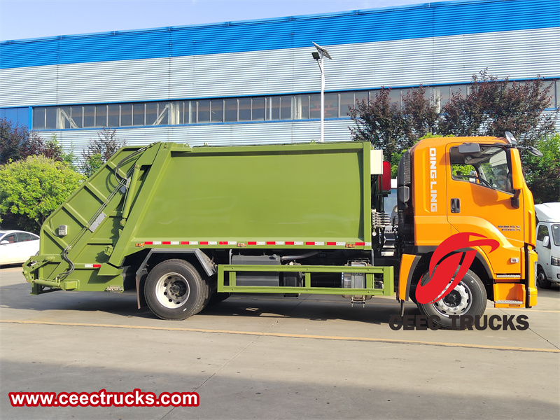 Isuzu GIGA 5X chassis cabin rear loader compactor