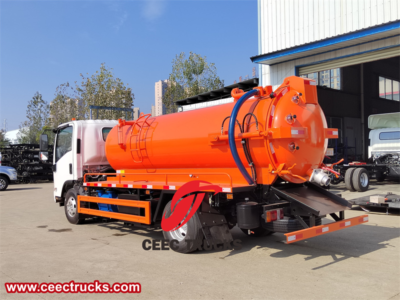 Isuzu KV600 5000L sewer vacuum truck