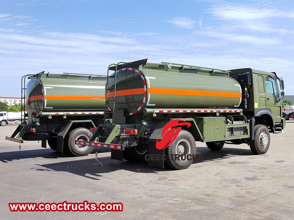 Howo mobile fuel bowser truck