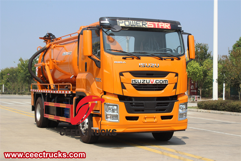  Isuzu GIGA combined vacuum jetting truck