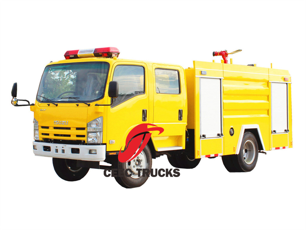 Isuzu diesel engine police fire truck 