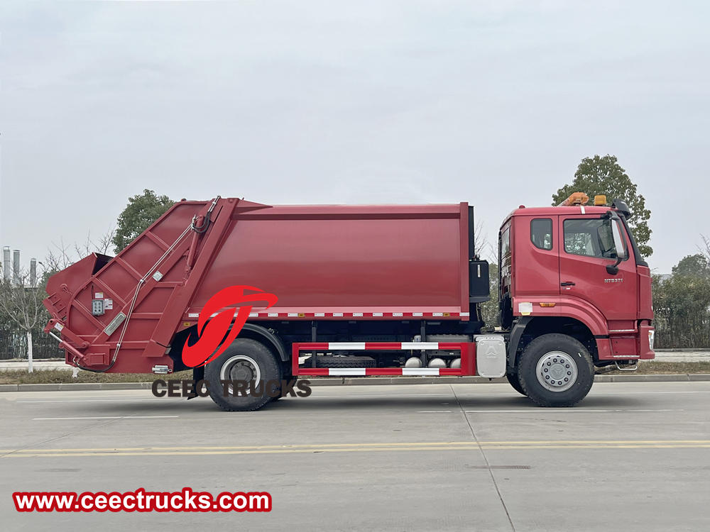 HOWO waste collector truck