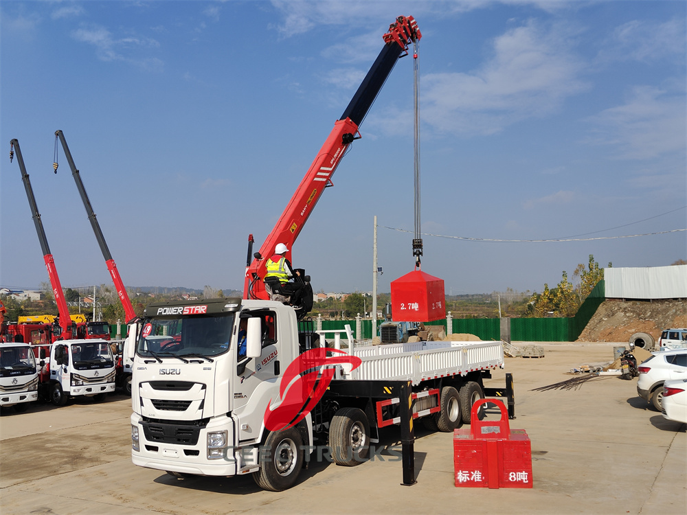 isuzu crane truck supplier