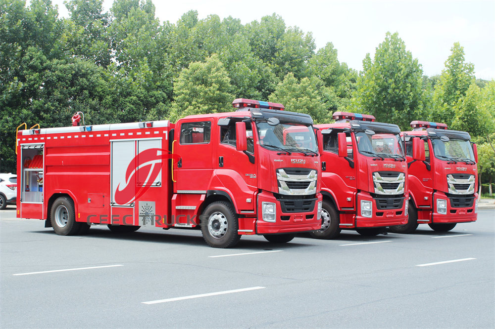 isuzu fire fighting truck