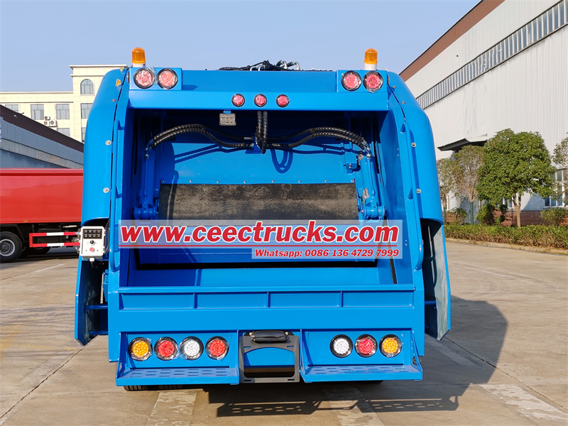 ISUZU NPR truck mounted garbage compactor