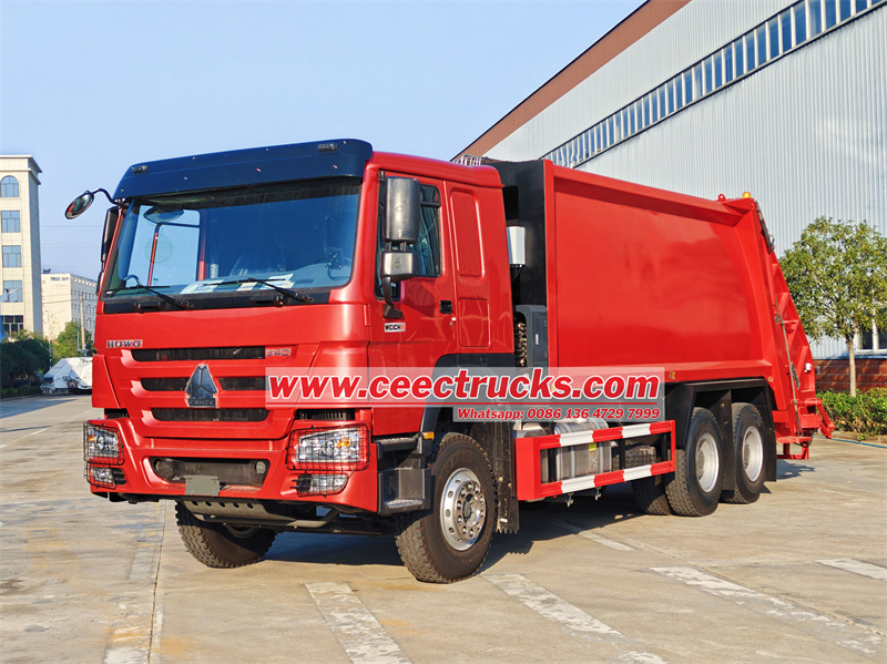 HOWO 20CBM garbage compactor truck