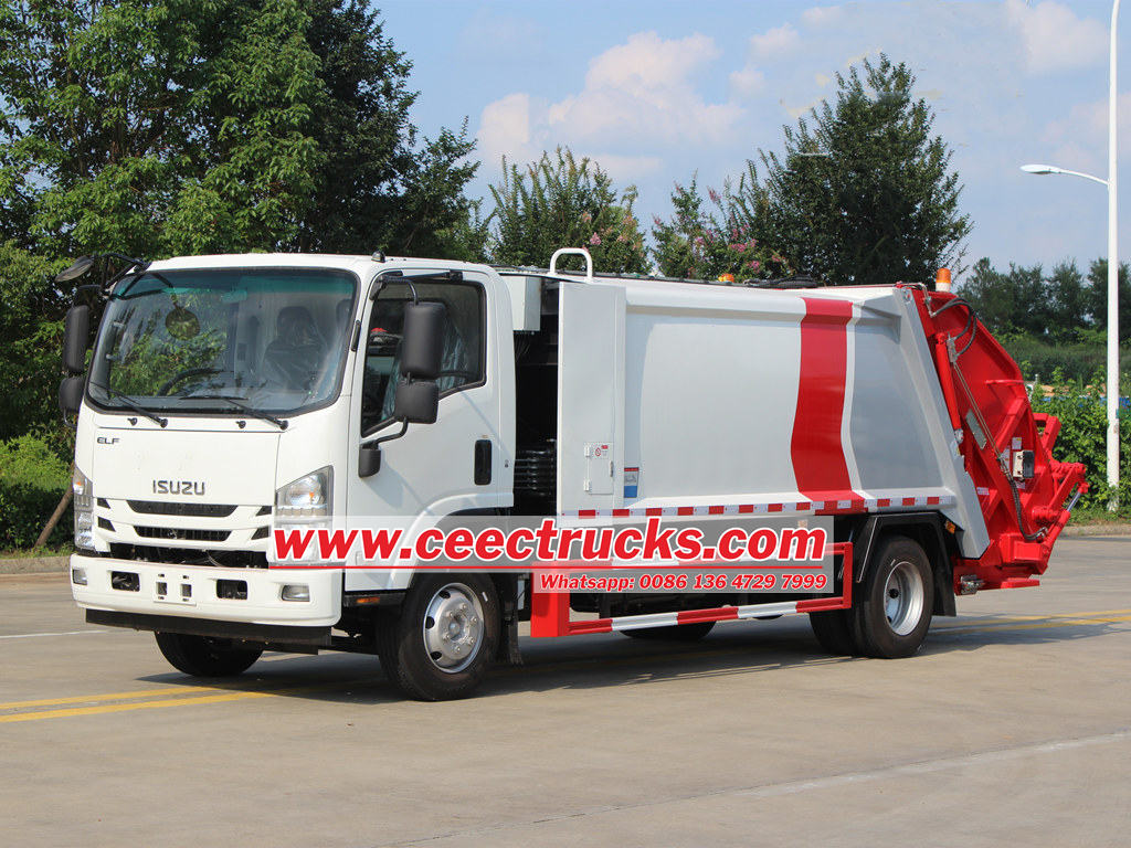 ISUZU refuse compactor trucks for sale