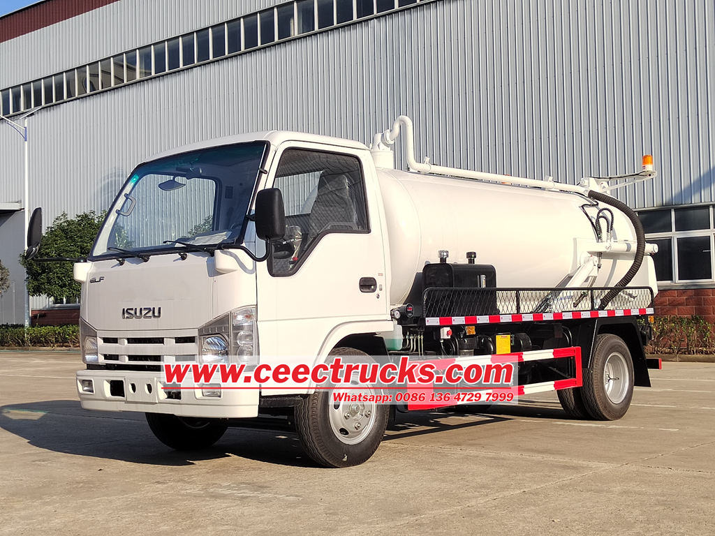 Best ISUZU vacuum pump truck price