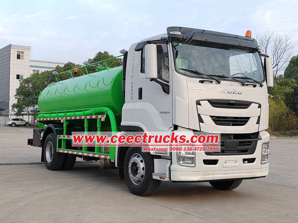 ISUZU FVR sewer vacuum truck for sale