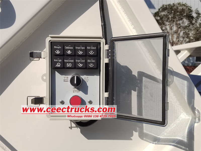 Rear electric control box