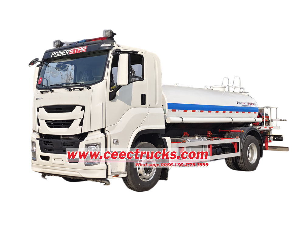 Isuzu FTR 10 cbm dust control water truck