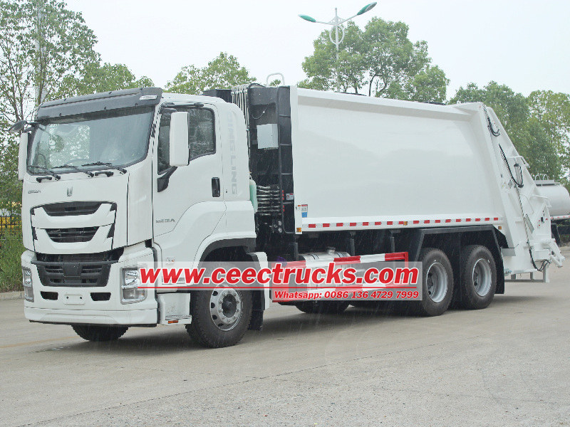 ISUZU 20CBM rear loading waste collection truck