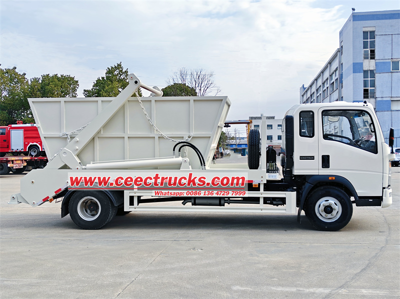 Howo skip loader garbage truck