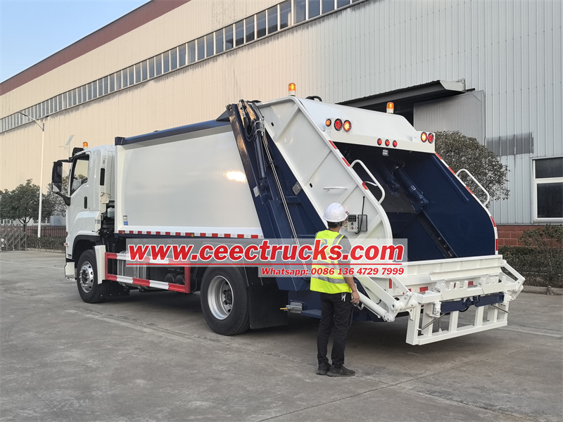 ISUZU heavy duty 12Tons refuse compactor truck