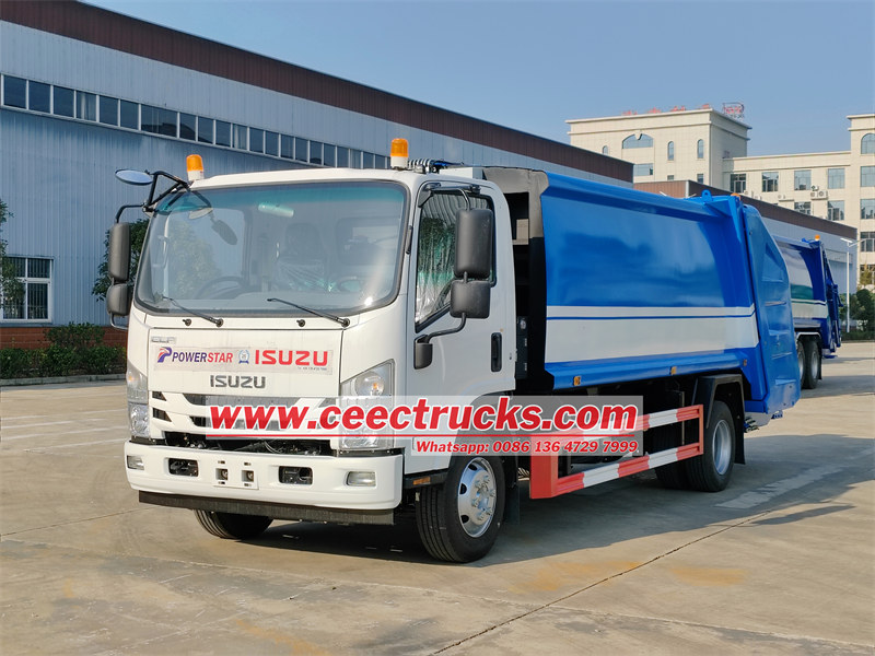 ISUZU 10cbm refuse compactor truck