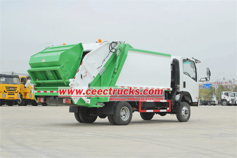 ISUZU NPR 4x4 garbage compactor truck