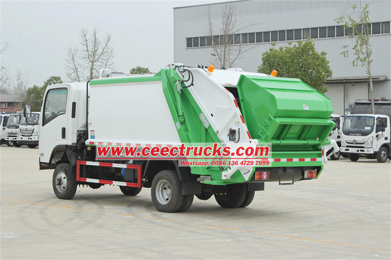 ISUZU NPR 4x4 garbage compactor truck