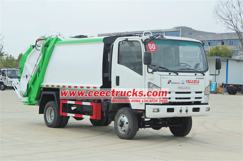 ISUZU NPR 4x4 garbage compactor truck