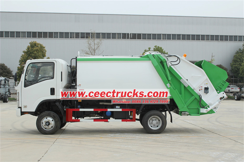 ISUZU NPR 4x4 garbage compactor truck