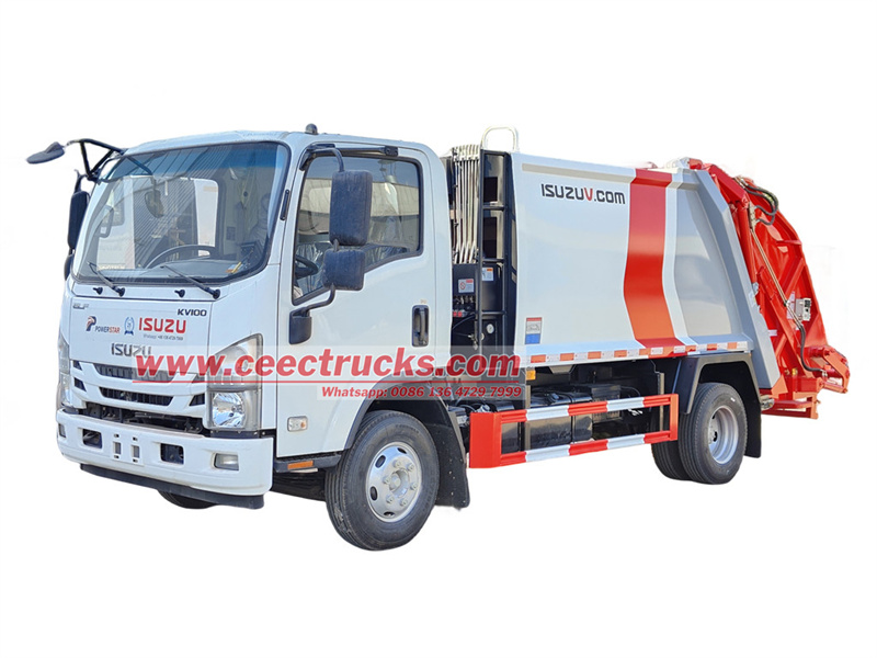 ISUZU ELF garbage compactor truck