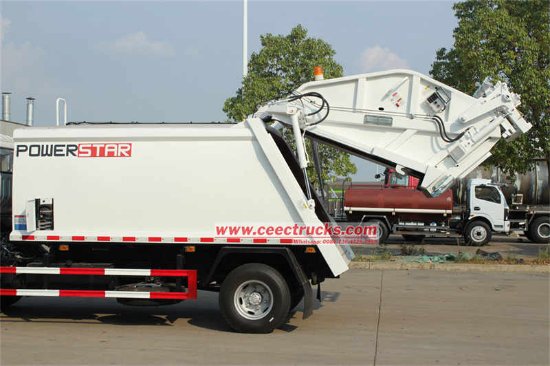 ISUZU KV800 garbage compactor truck