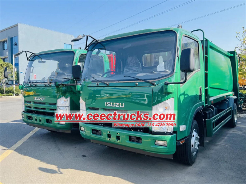 ISUZU 10cbm refuse compactor truck