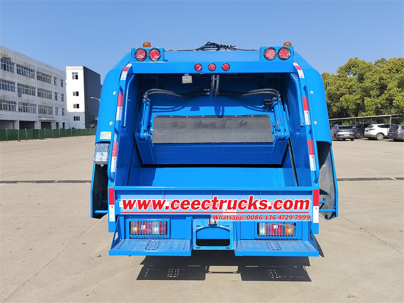 Isuzu 600P 8cbm garbage compactor truck