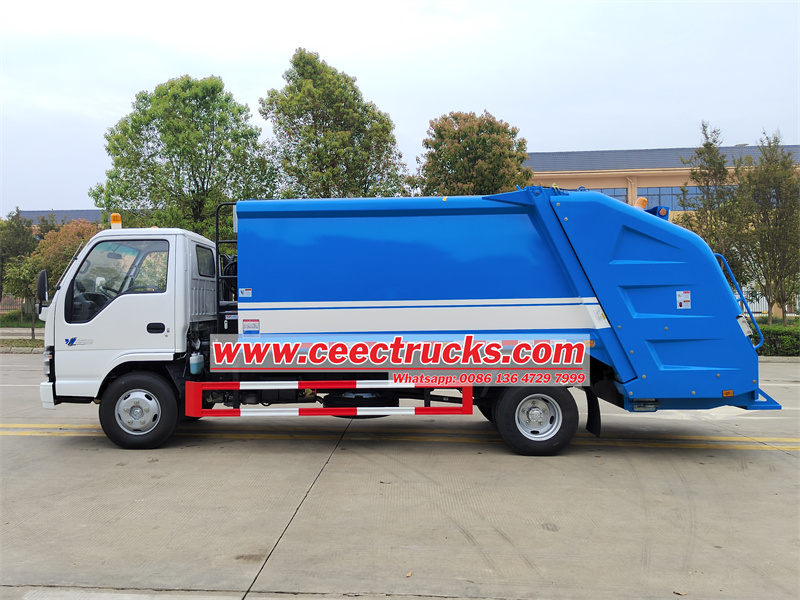 Isuzu 4KH1 engine trash collection truck