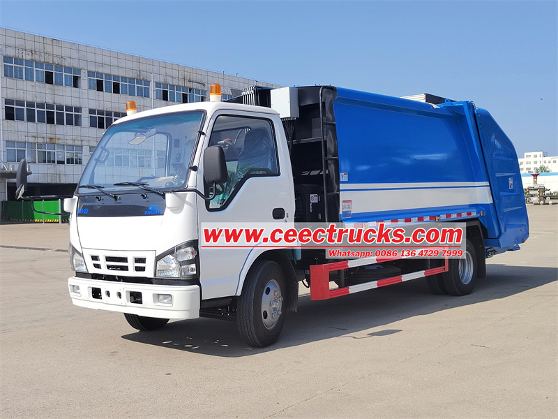 Philippine Isuzu 8 cbm super garbage compactor truck