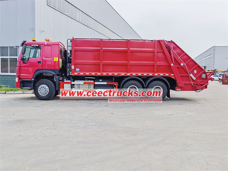 HOWO garbage compactor truck