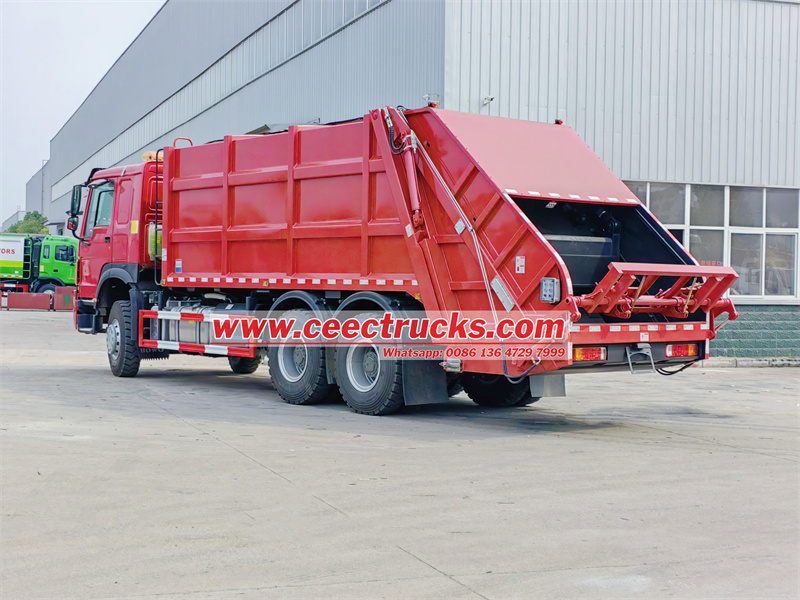 HOWO garbage compactor truck