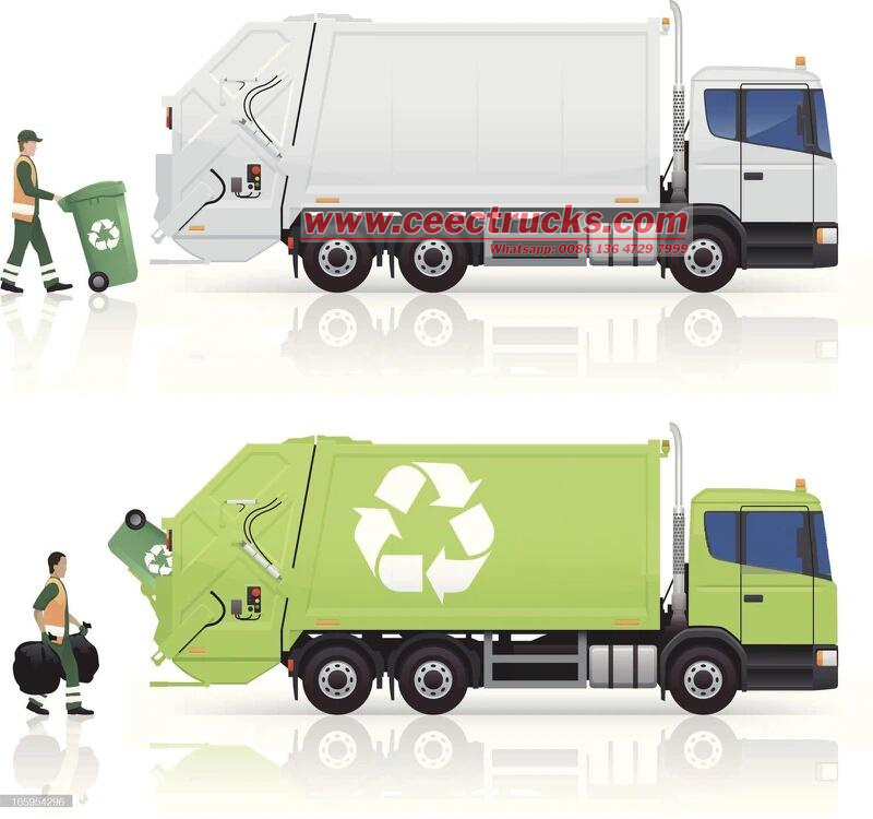 ISUZU FTR garbage compactor truck