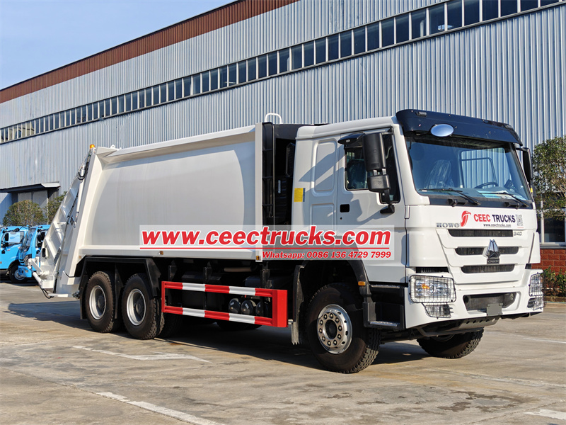 HOWO heavy-duty garbage rear loader