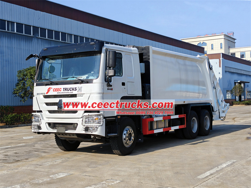 HOWO heavy-duty garbage rear loader