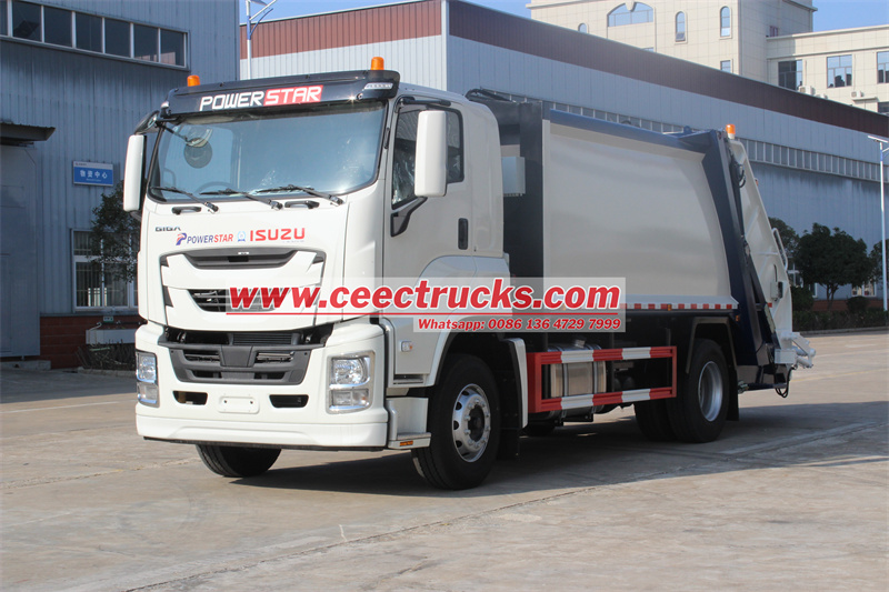 ISUZU FVR  garbage compactor truck