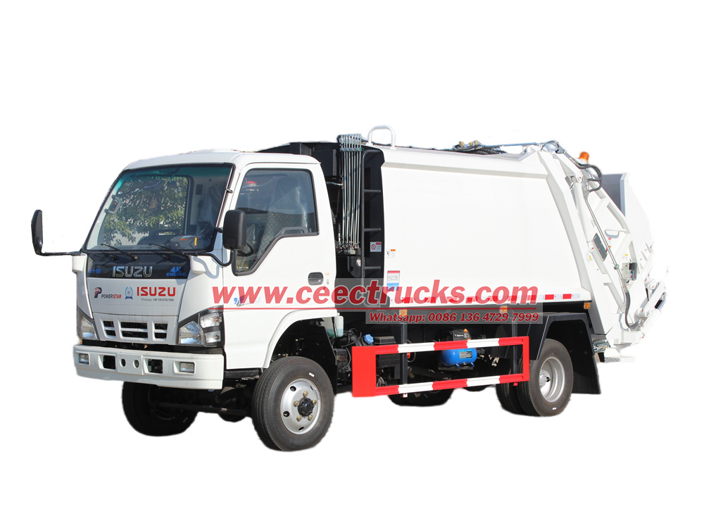 ISUZU 4x4 off-road refuse compactor truck