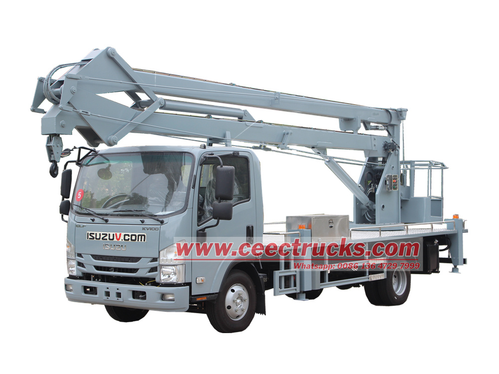 Isuzu KV100 14M Articulated Boom Aerial Work Truck 