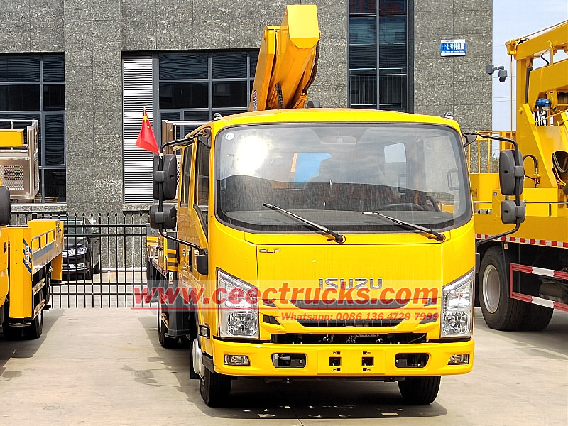 ISUZU aerial platform truck