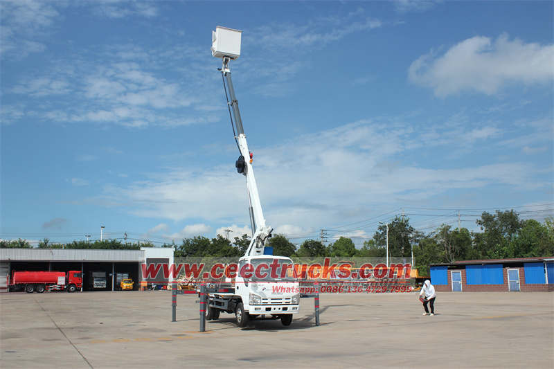 Isuzu 12m aerial platform truck