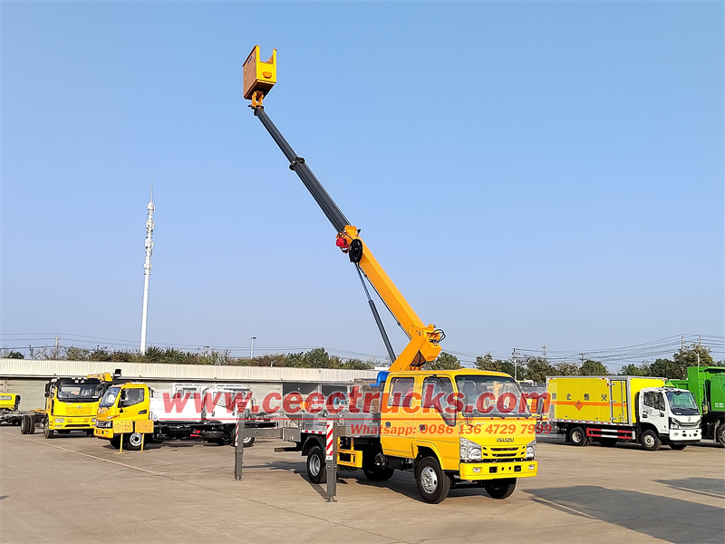 Isuzu 16m aerial platform truck