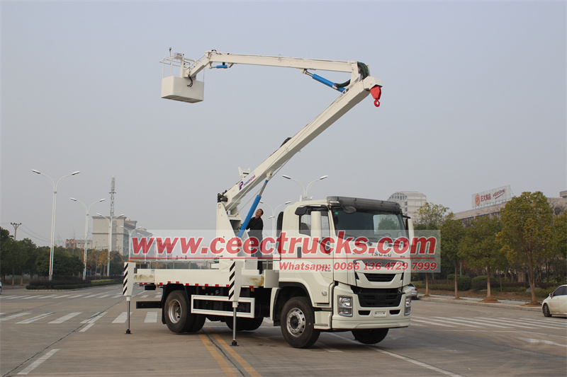 Isuzu 20m aerial platform truck