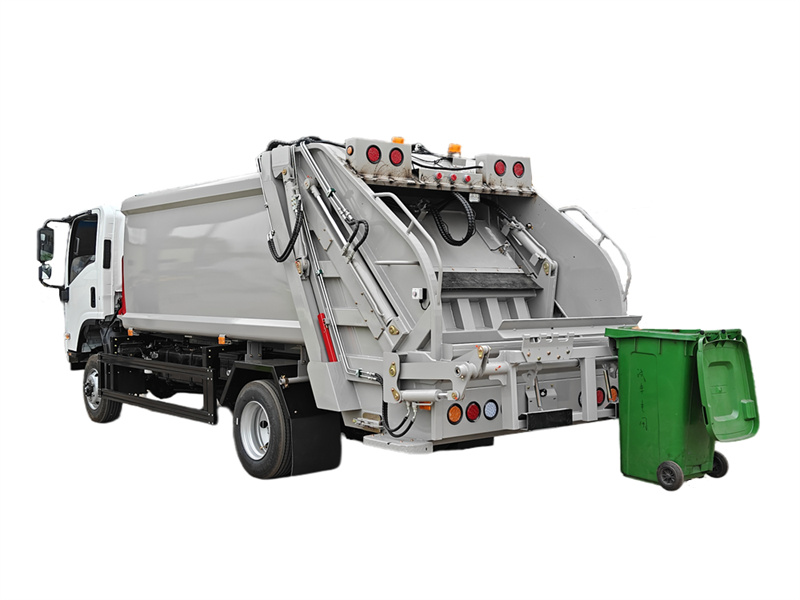 ISUZU NPR off-road garbage compactor truck