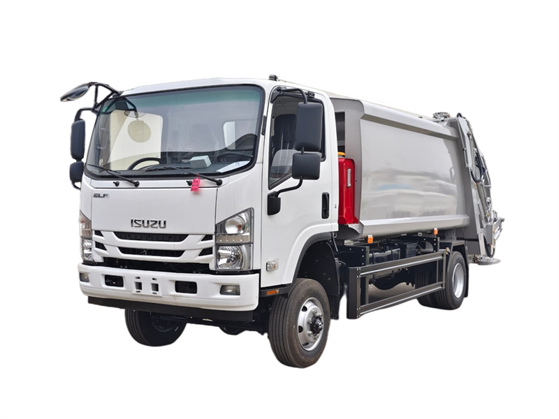 ISUZU NPR off-road garbage compactor truck