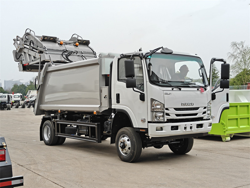 ISUZU NPR off-road garbage compactor truck