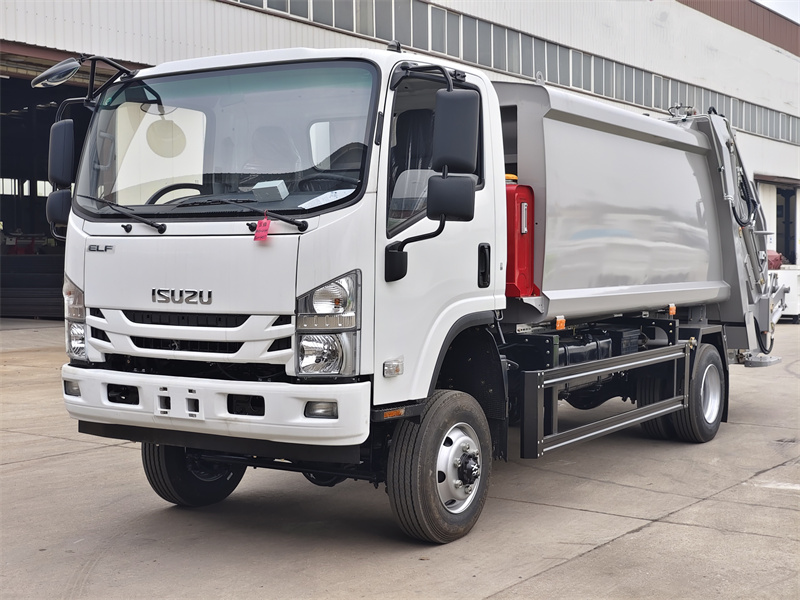 ISUZU NPR off-road garbage compactor truck